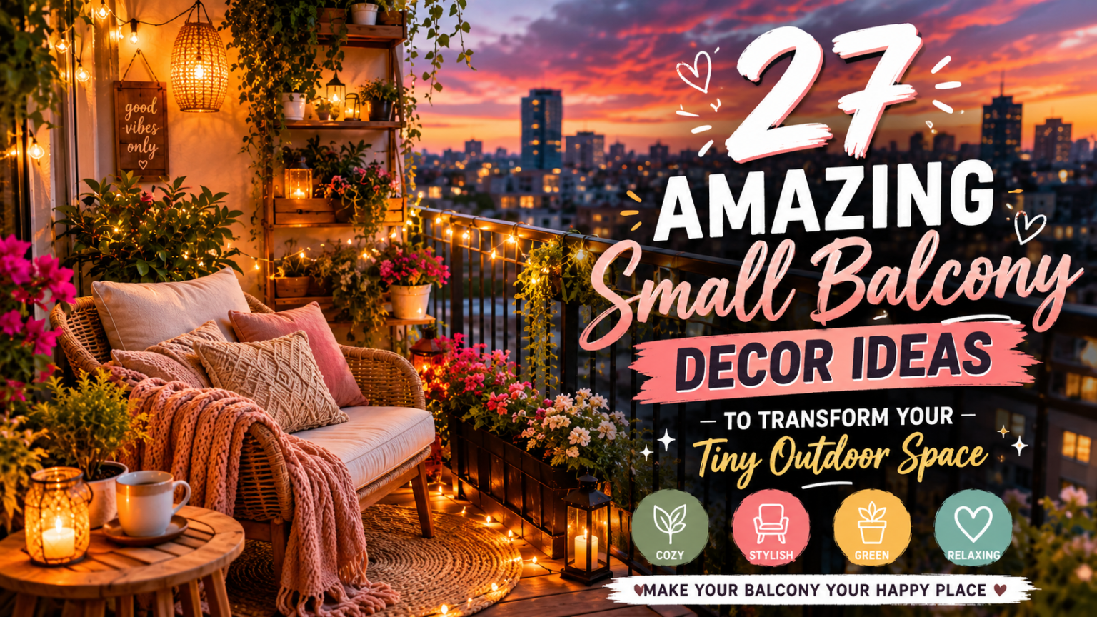 small balcony decor ideas