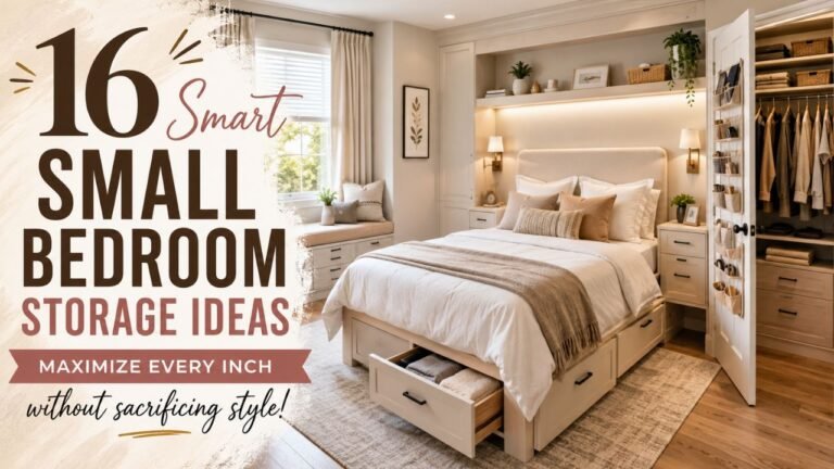 16 Small Bedroom Storage Ideas That Maximize Every Inch of Space