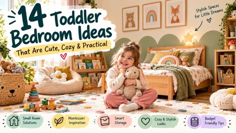 14 Toddler Bedroom Ideas That Are Cute, Cozy & Practical